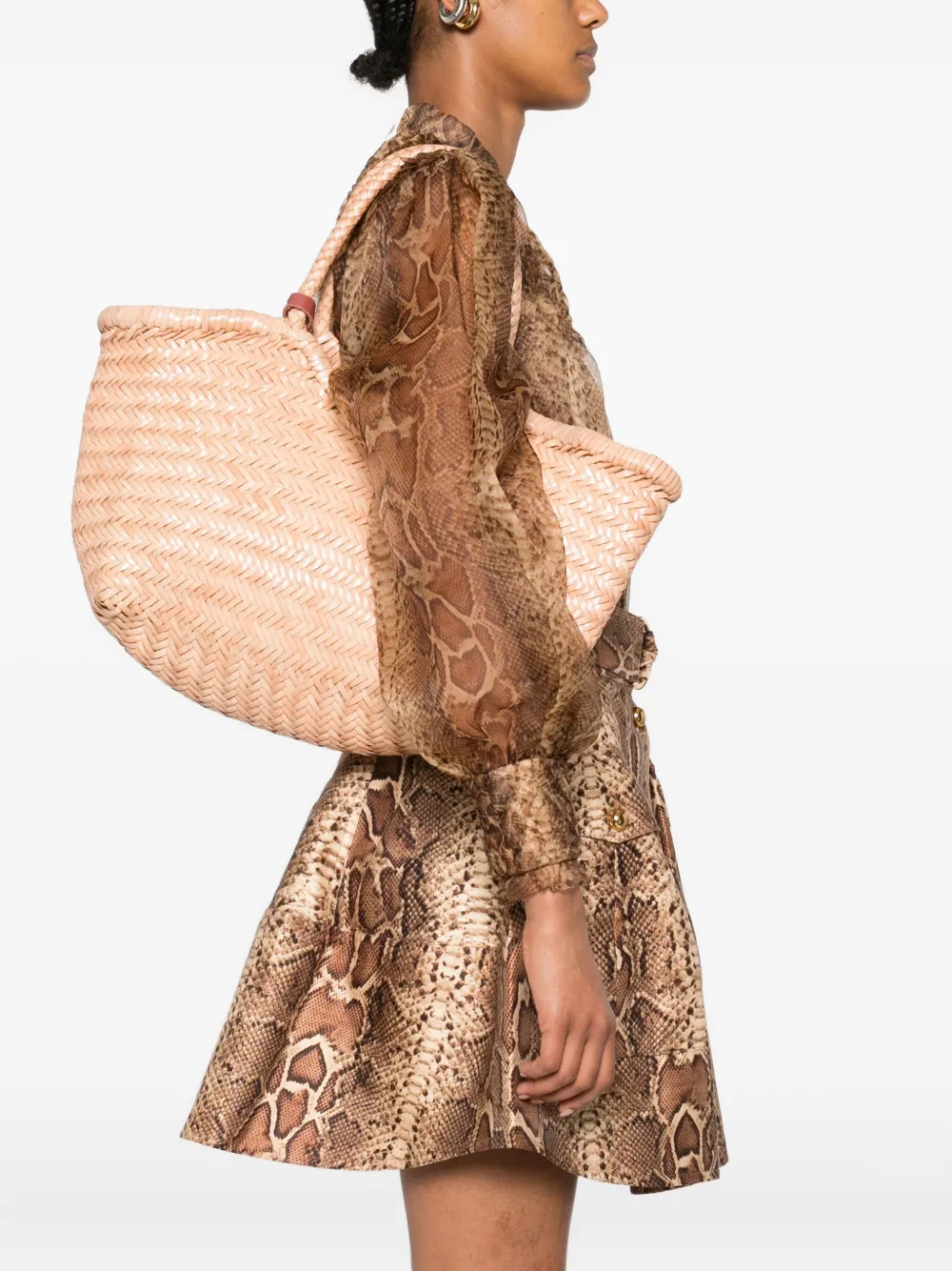 VIPERA Geweven shopper - Beige