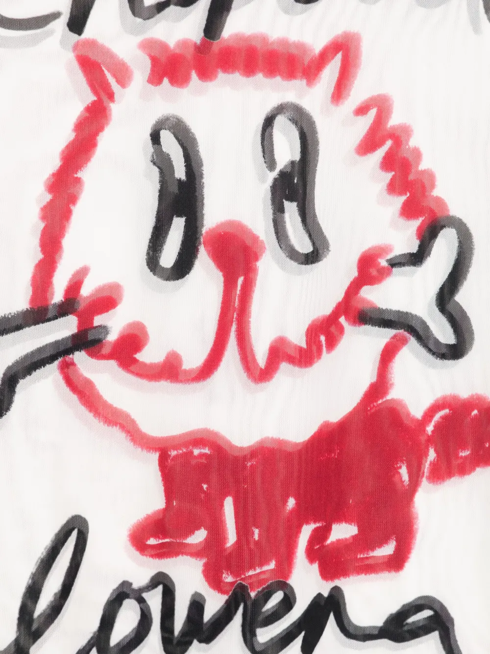 トップス Chopova Lowena Pink Caterpillar Face T Chopova Lowena Pink Caterpillar Face T-Shirt Chopova Lowena