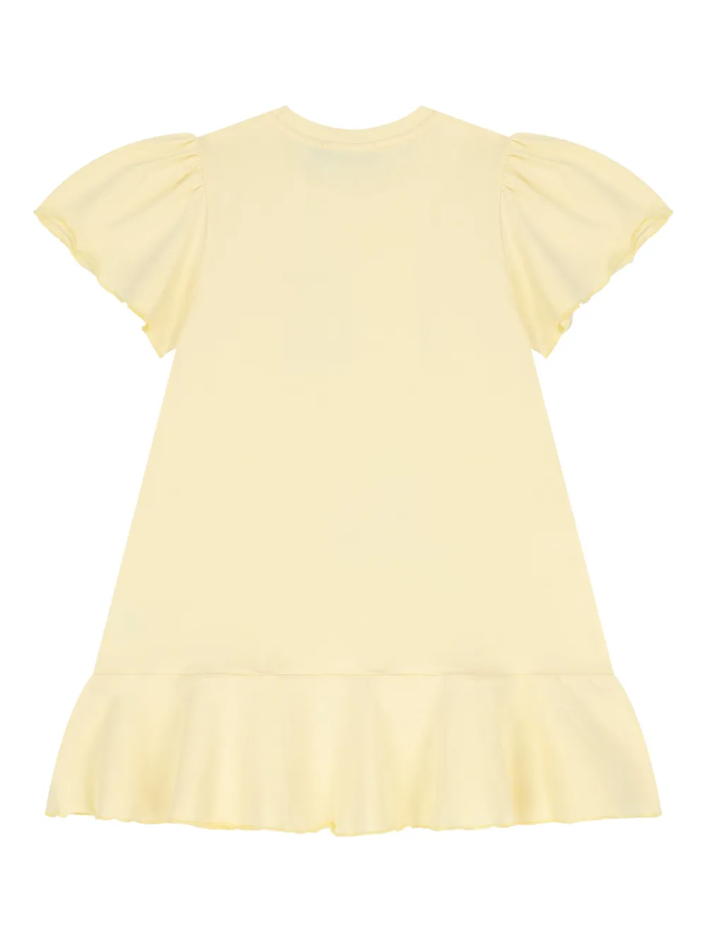 Aigner Kids puff-sleeve crossbody-bag dress Geel