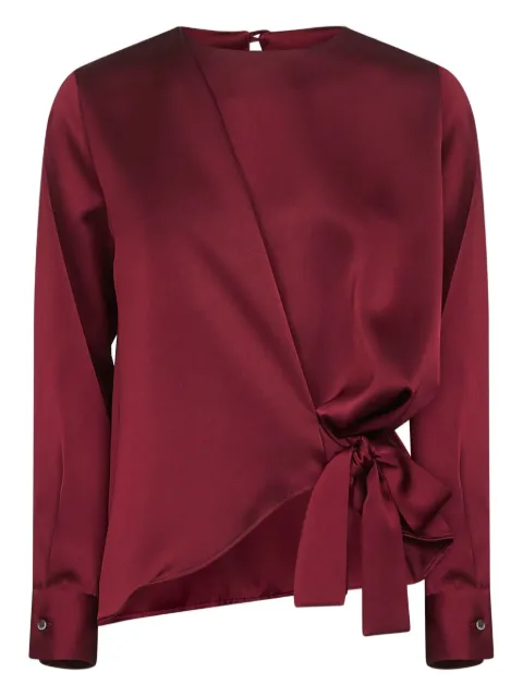 Blanca Vita asymmetric wrap top