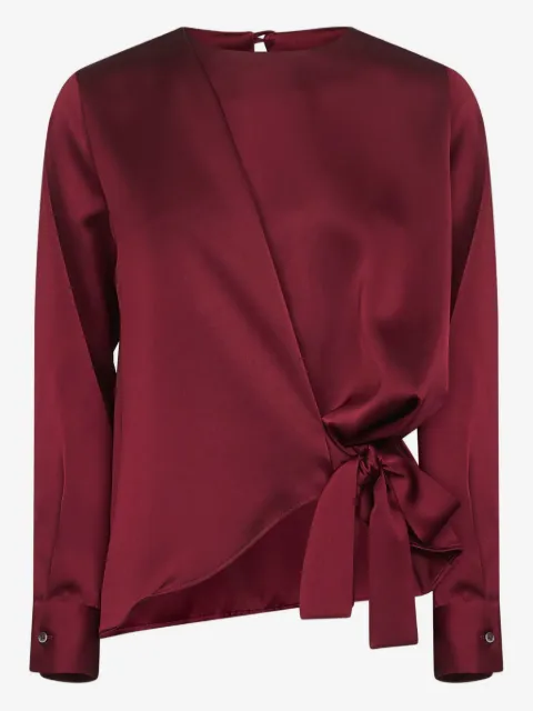 Blanca Vita asymmetric wrap top