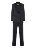Blanca Vita double-breasted peak-lapel suit - Blue