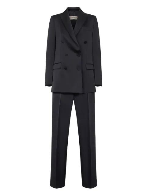 Blanca Vita double-breasted peak-lapel suit