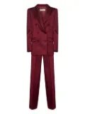 Blanca Vita peak-lapel double-breasted suit - Red