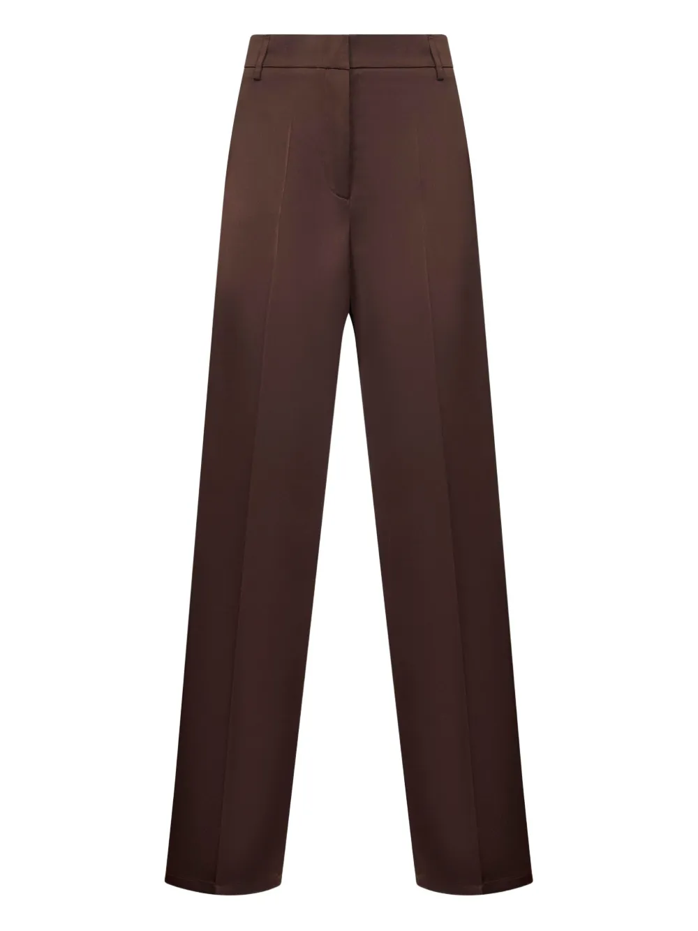 pressed-pleat trousers