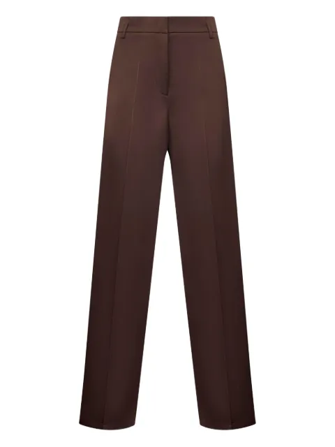 Blanca Vita pressed-pleat trousers