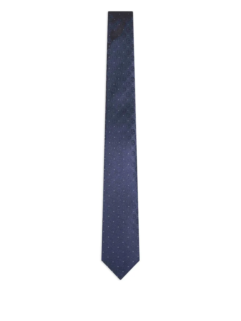 monogram-pattern tie