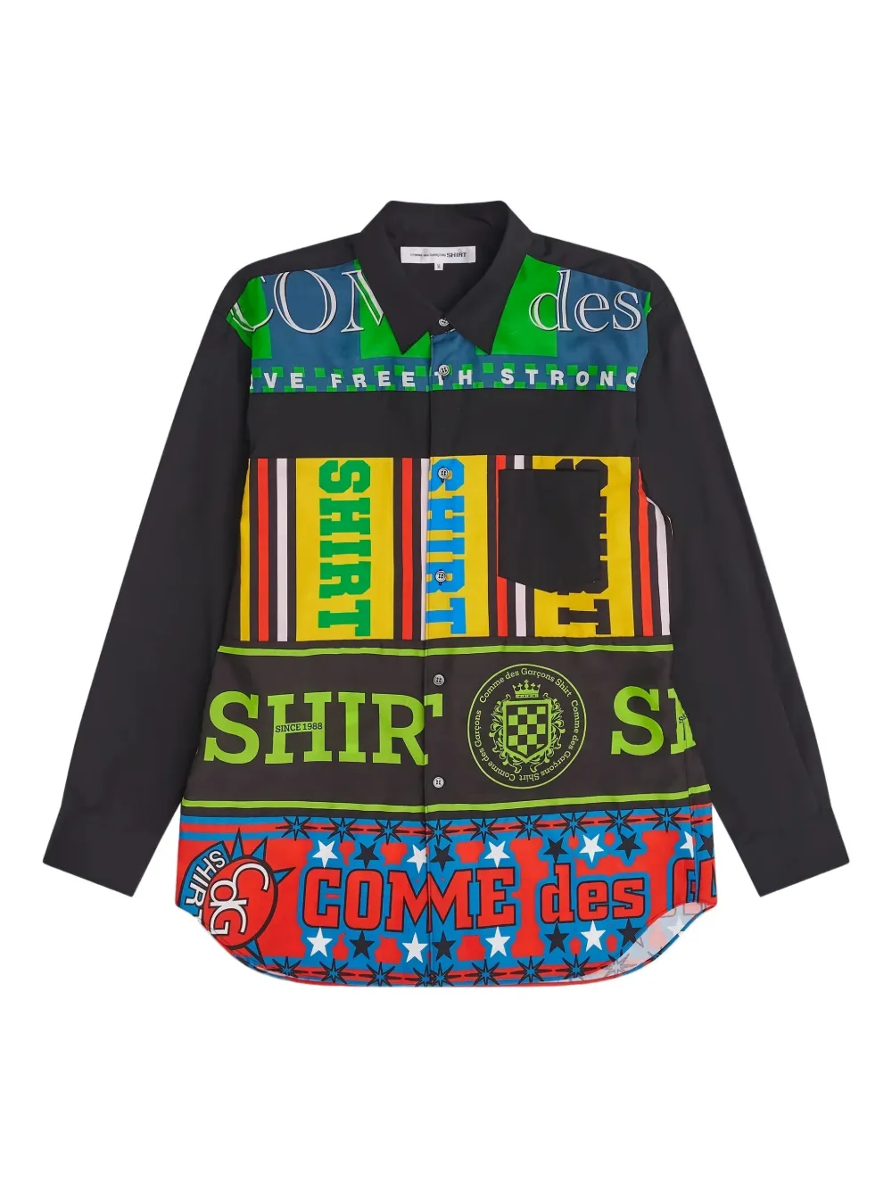 Comme Des Garçons Shirt graphic shirt - Schwarz