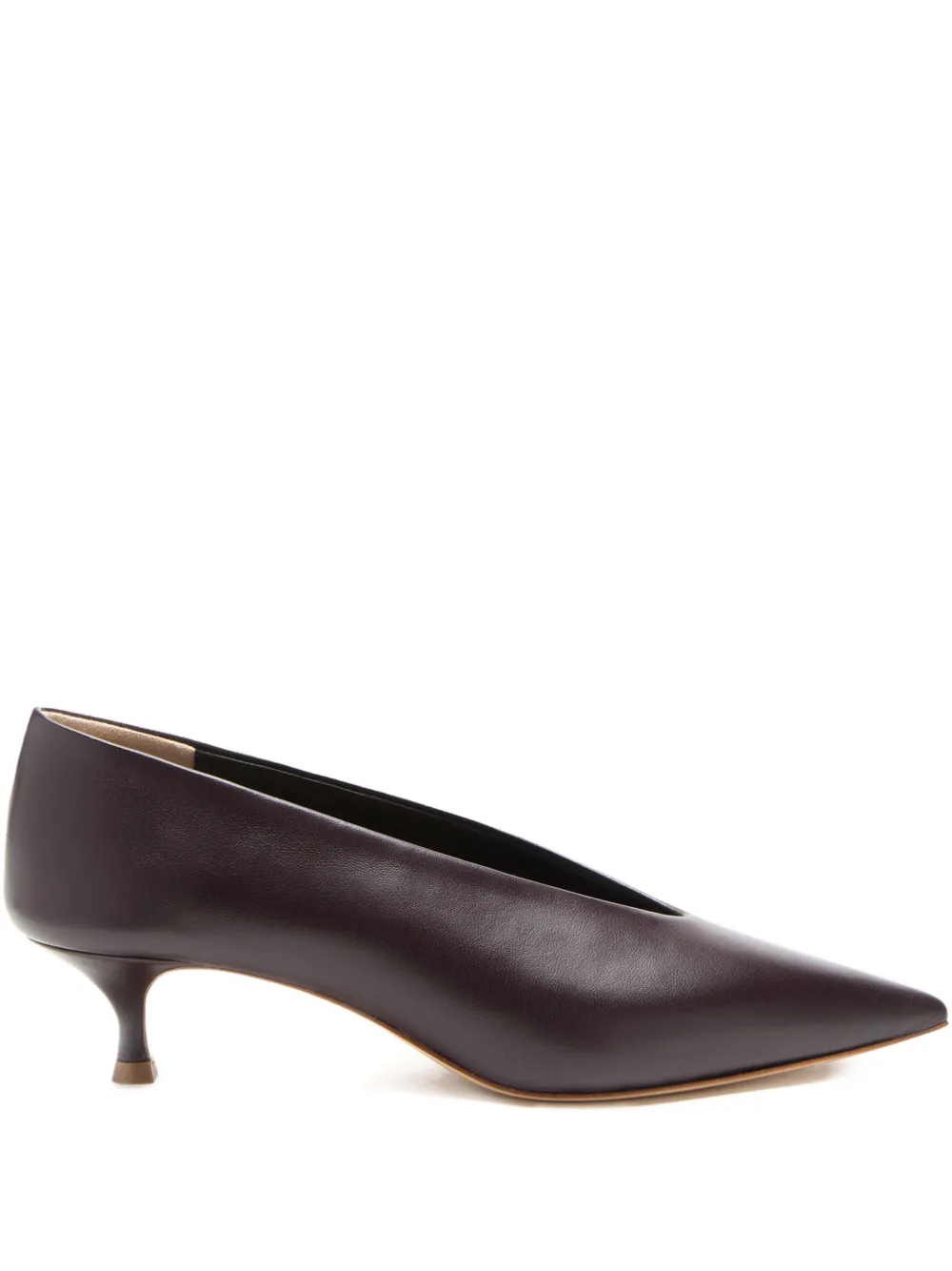 40mm Babouche pointed-toe leather pumps
