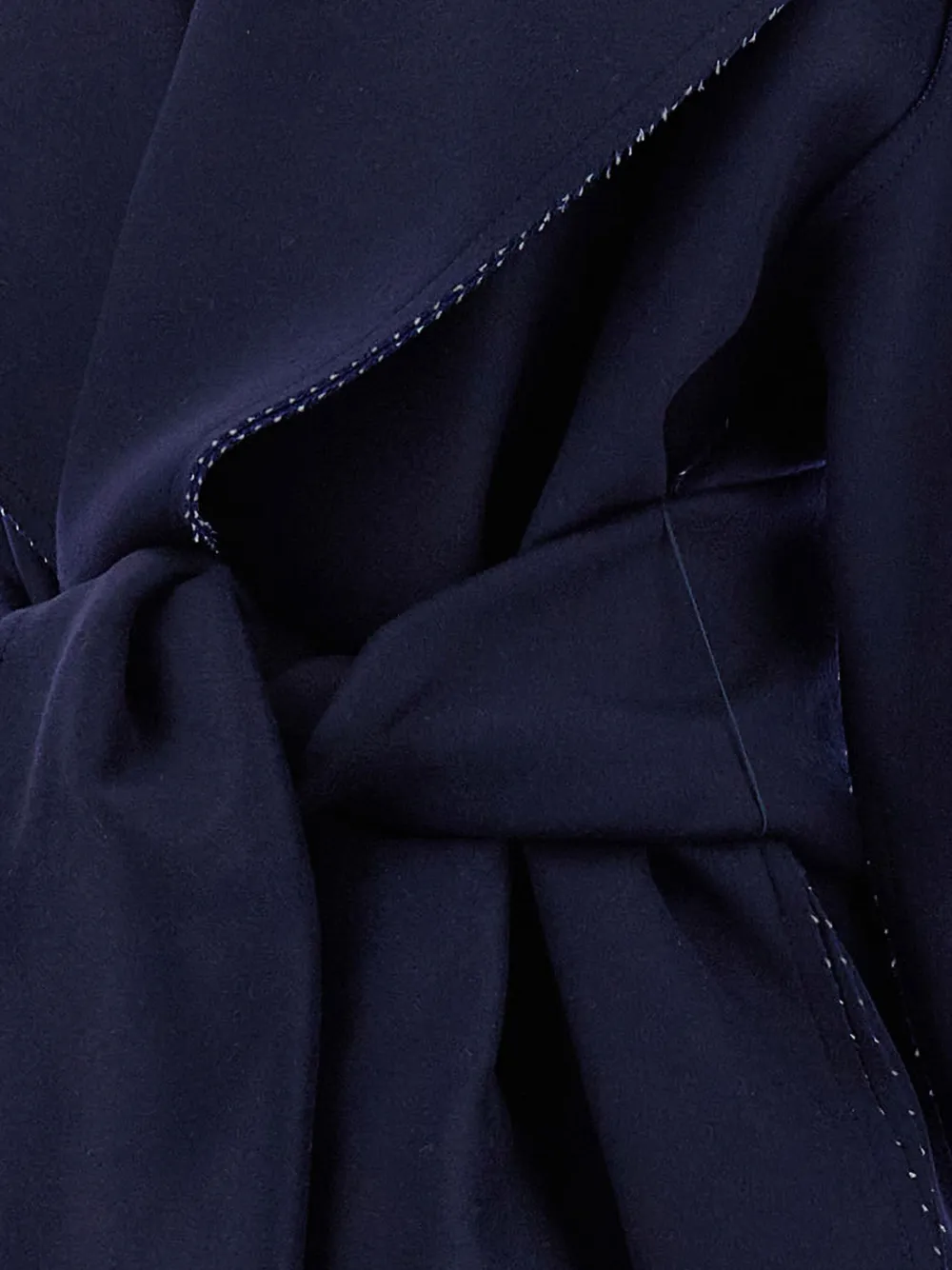 Jejia belted-wrap coat Blauw