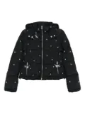Chopova Lowena Fallout hooded studded puffer jacket - Black