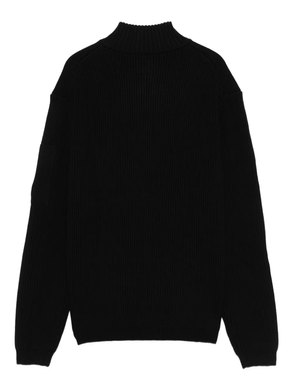 C.P. Company Kids Geribbeld vest Zwart