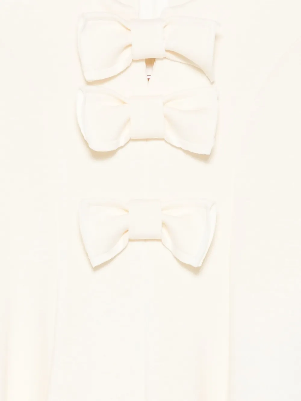 Monnalisa Jurk met strikdetail Wit