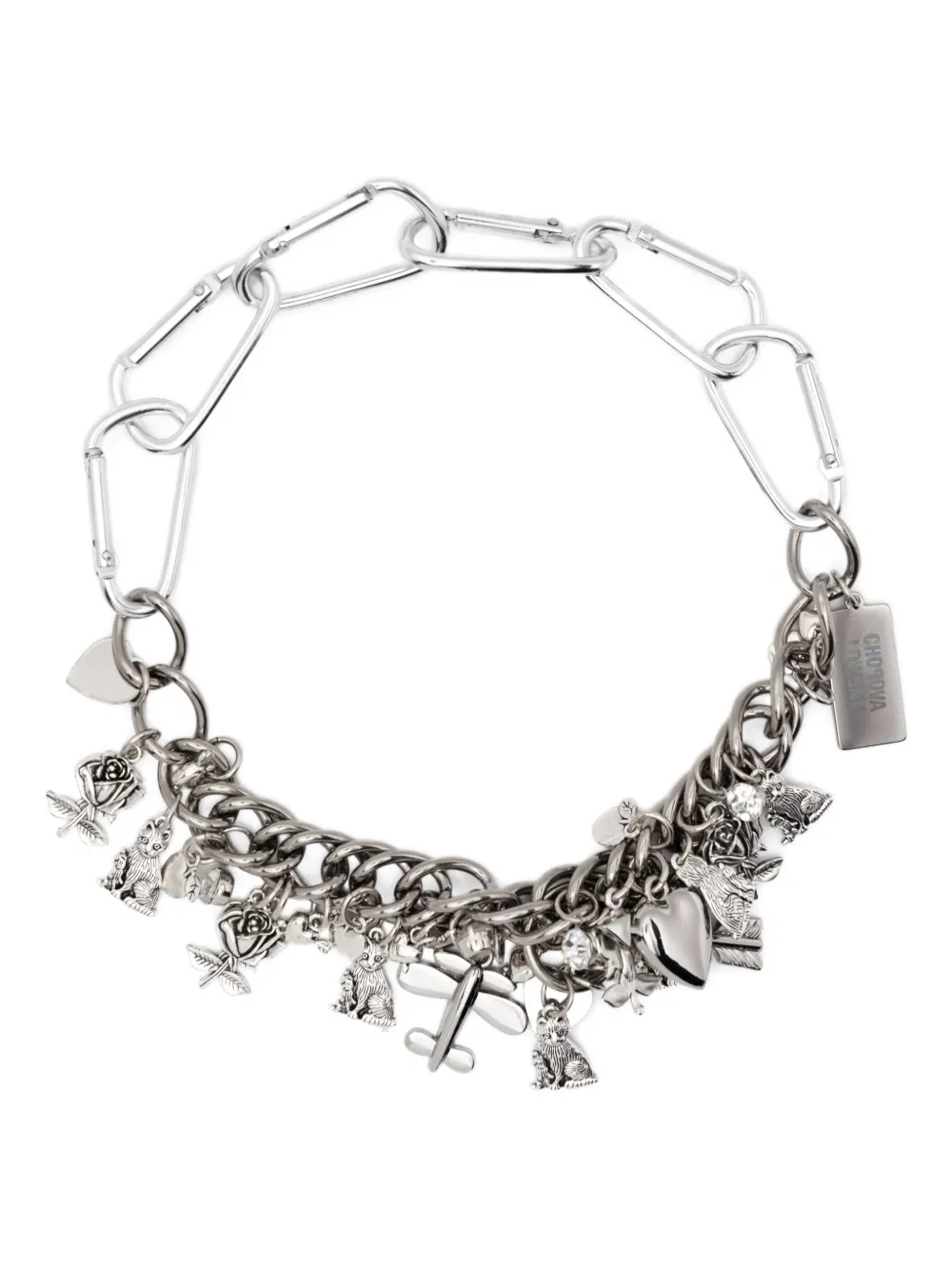 Chopova Lowena collar con mosquetón | plateado | Image 1