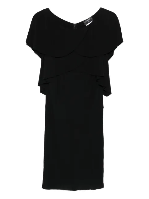 CHANEL Pre-Owned layered ruffle mini dress