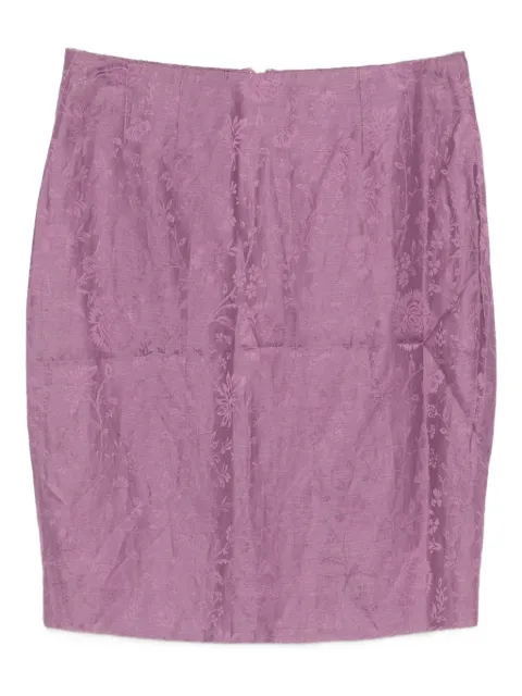 Christian Dior Pre-Owned  floral mini skirt