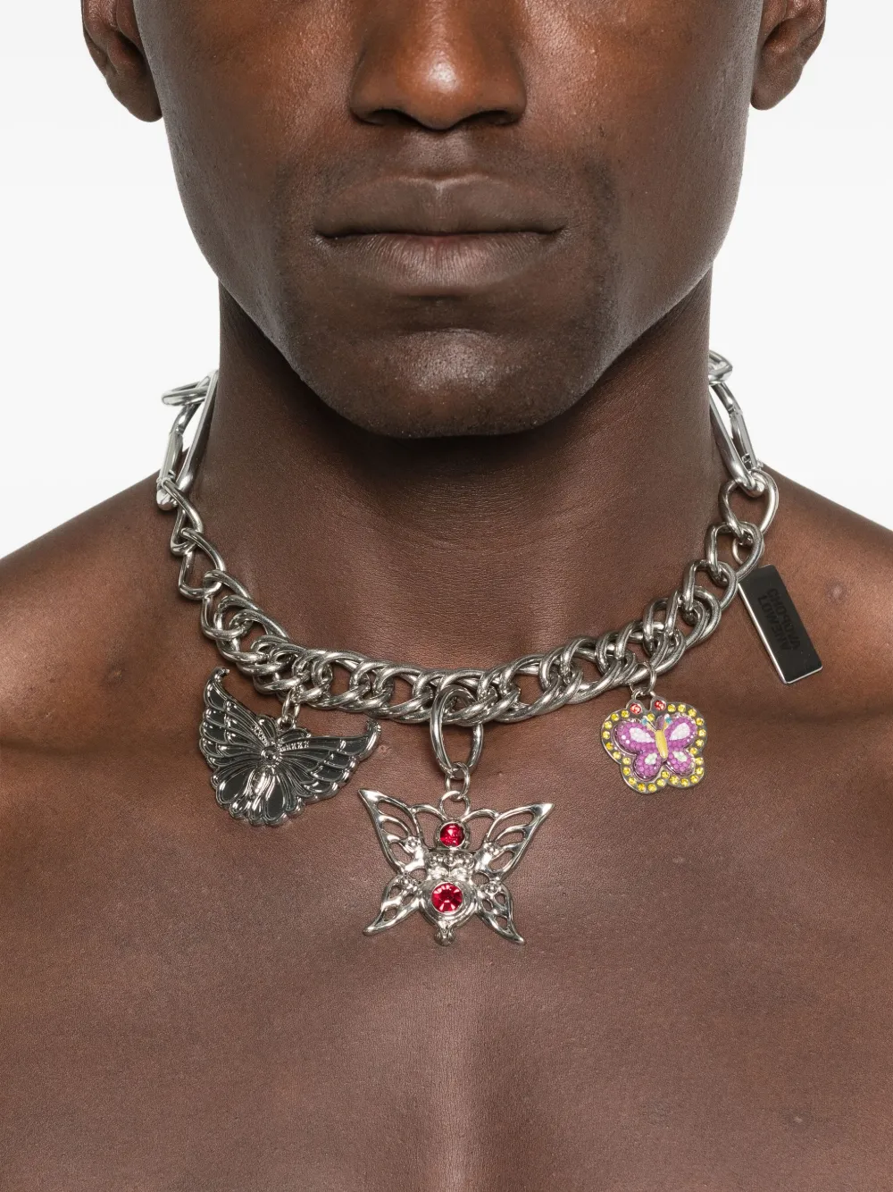 Chopova Lowena chain butterfly necklace | Men | Image 2