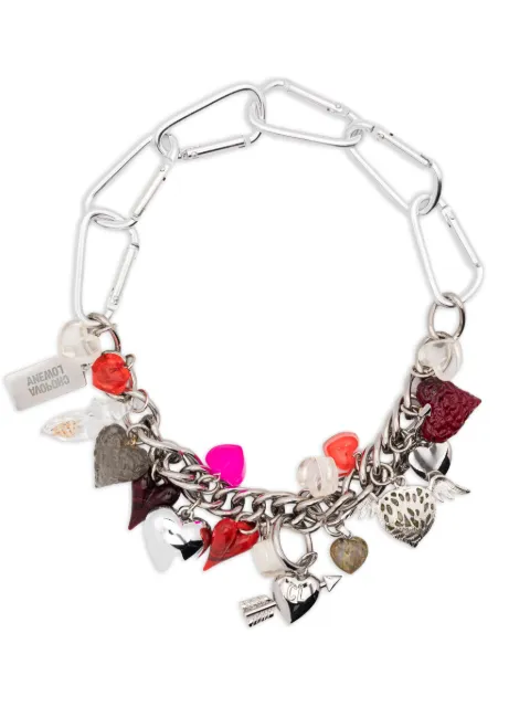 Chopova Lowena heart-charm necklace
