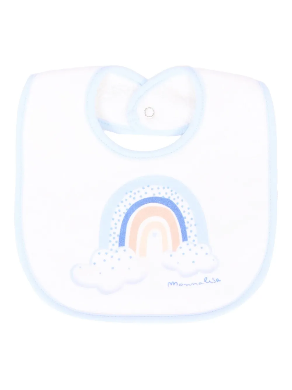 Monnalisa Rainbow Teddy babygrow set Wit