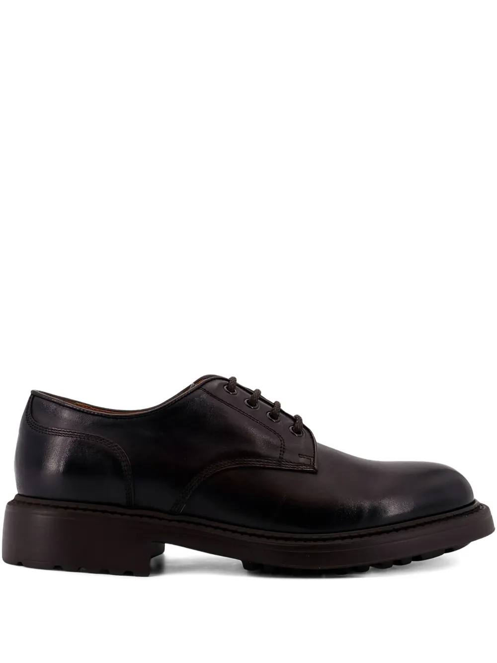 lace-up leather derby shoes