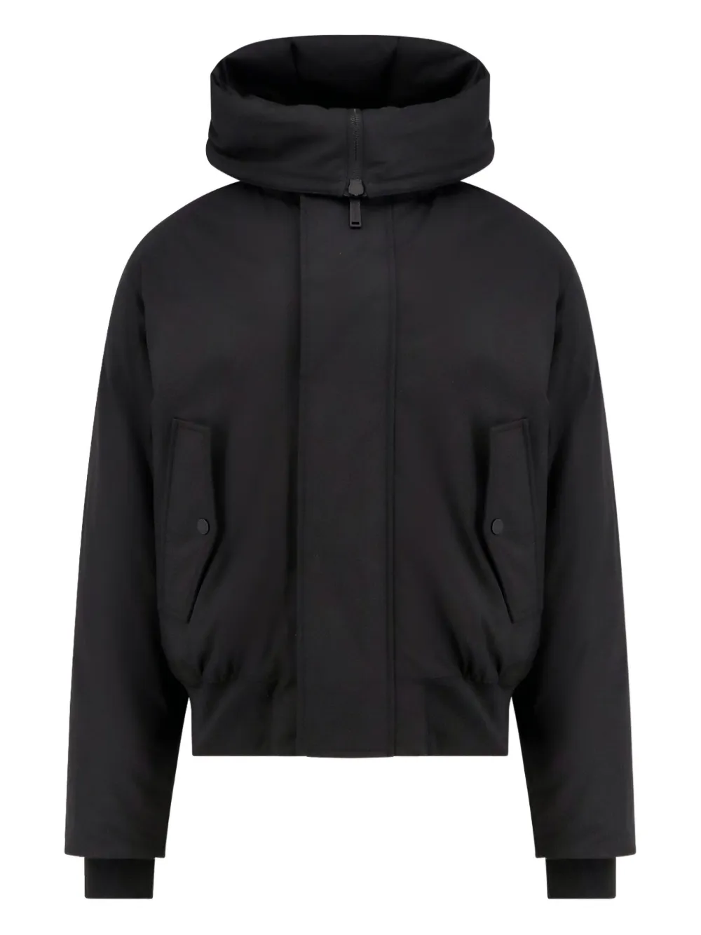 DSQUARED2 hooded bomber jacket Zwart