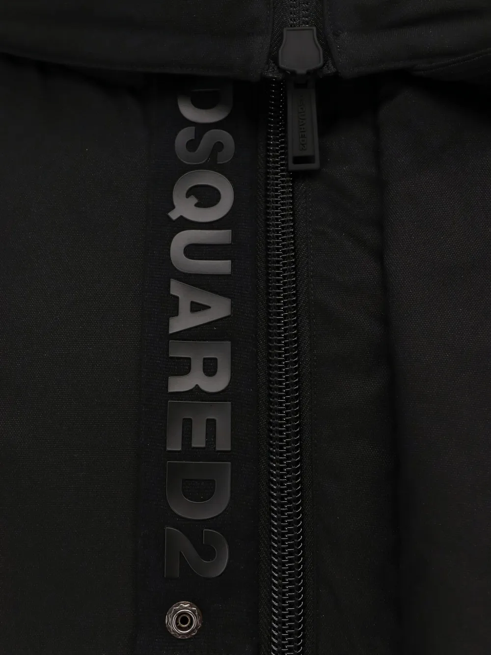 DSQUARED2 hooded bomber jacket Zwart