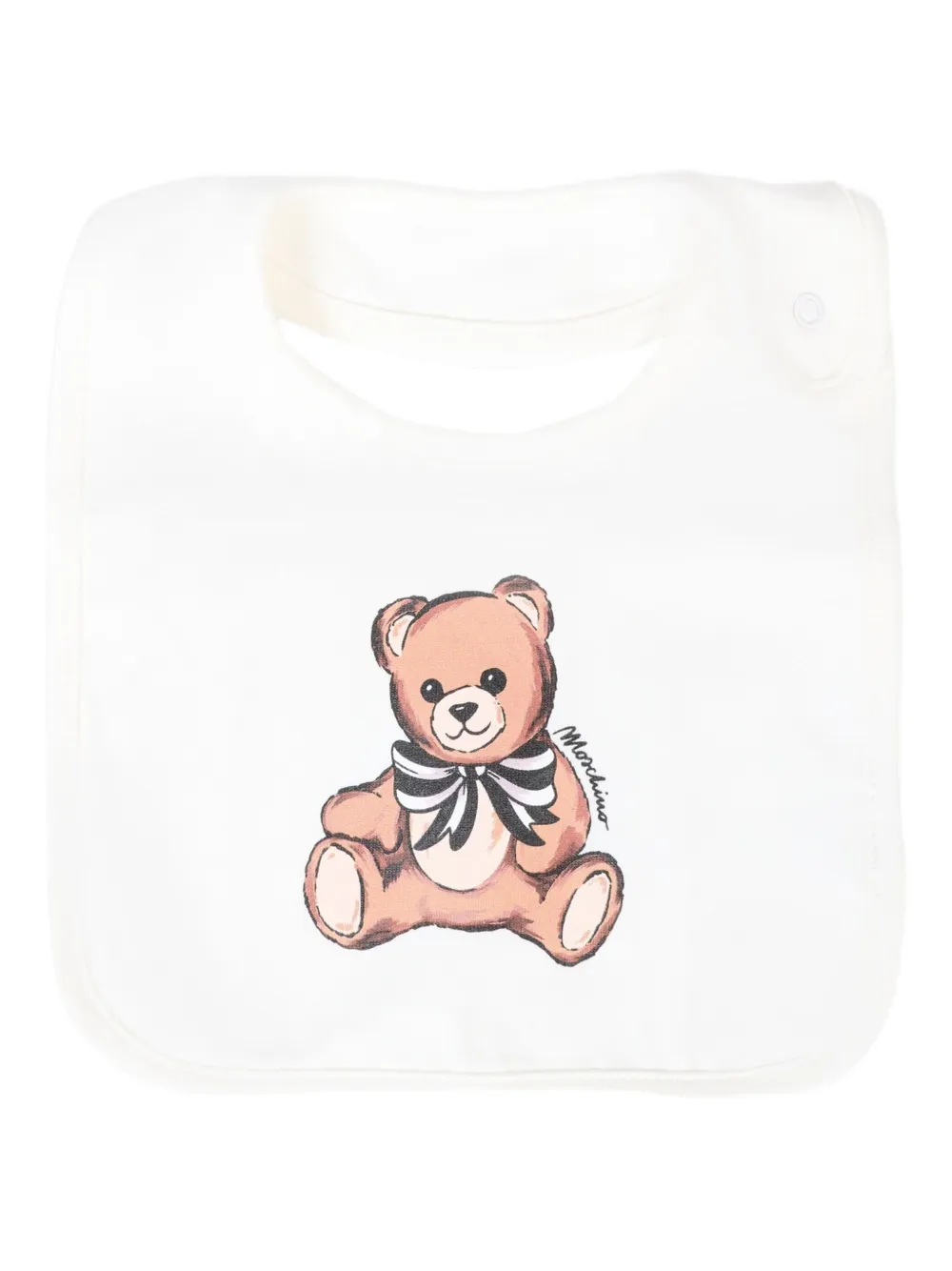 Moschino Kids Teddy Bear-print babygrow set Wit