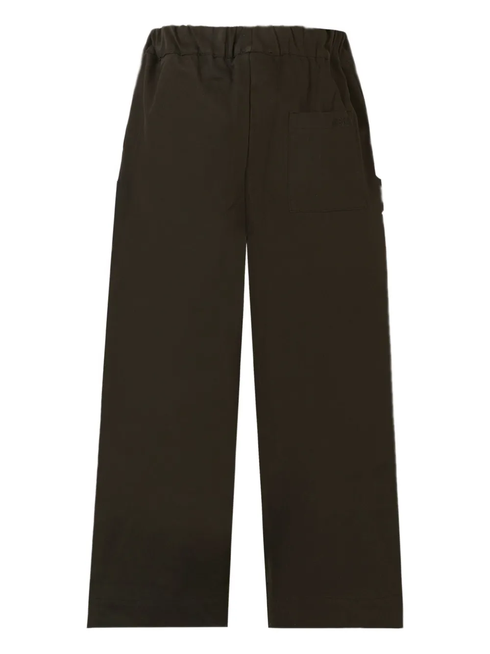MSGM Kids pleated trousers Zwart