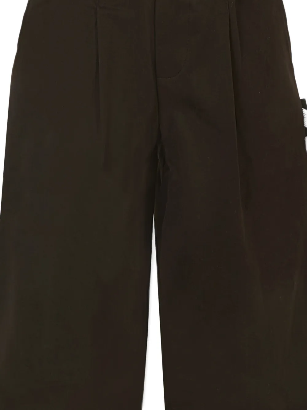 MSGM Kids pleated trousers Zwart