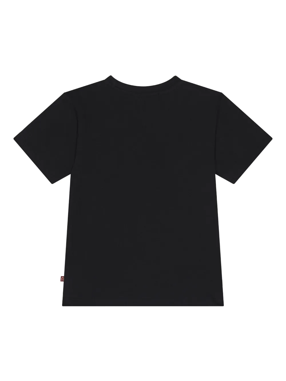 Aigner Kids bag print T-shirt Zwart