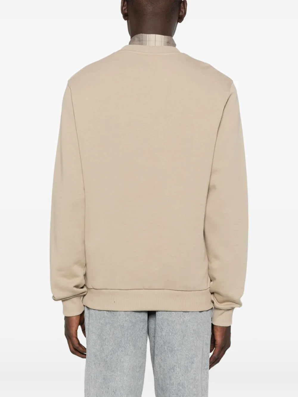 Les Deux Racing Organic-cotton Sweatshirt In Brown