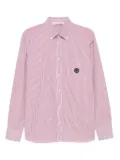 Joshua Sanders striped smiley-face shirt - Red