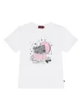 Aigner Kids gift-box glitter-print T-shirt - White