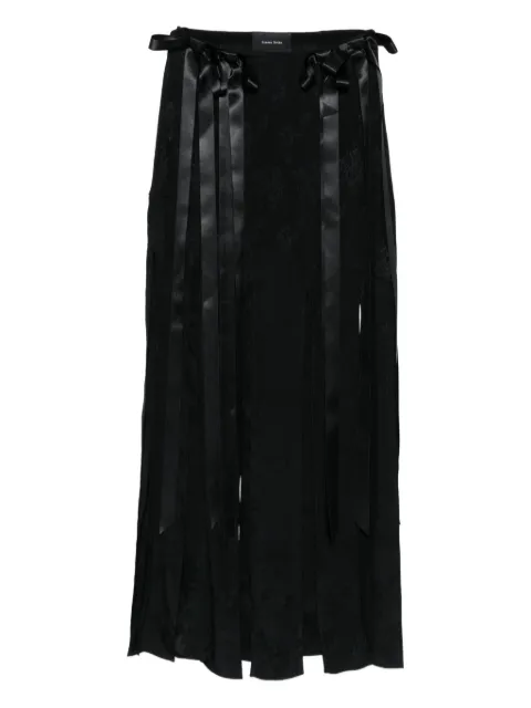 Simone Rocha bow-details midi skirt