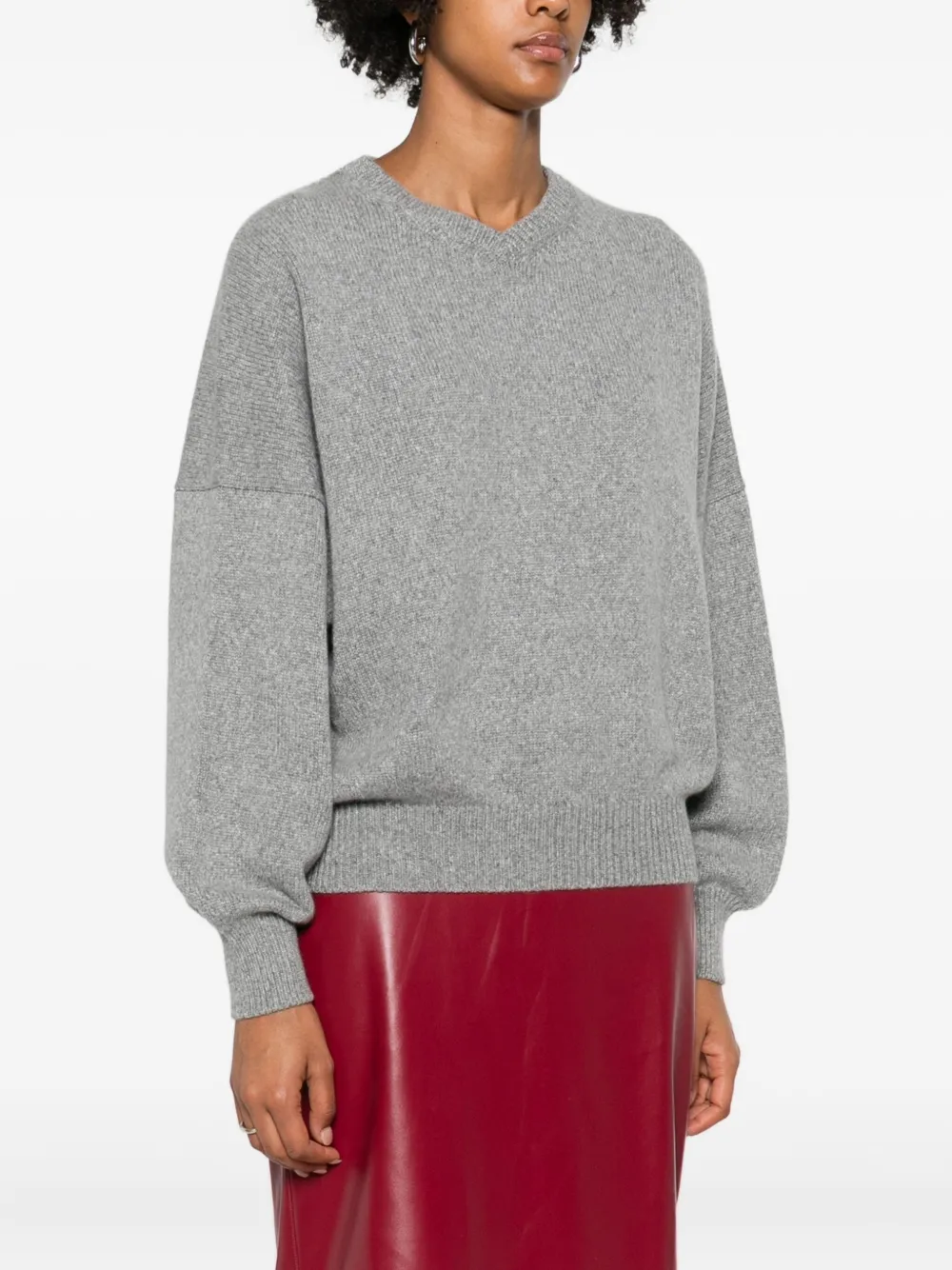 KHAITE Wolfe kasjmier trui Grijs