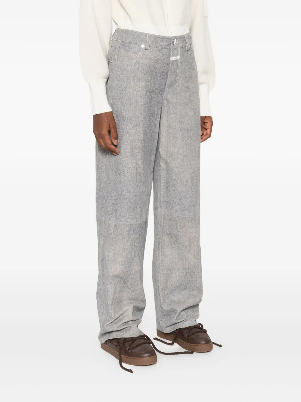 Closed Straight broek Blauw