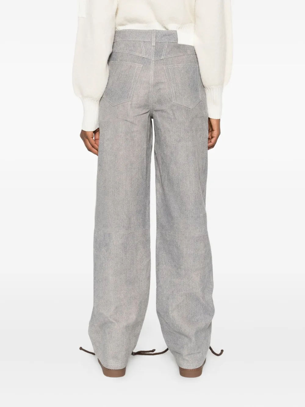 Closed Straight broek Blauw