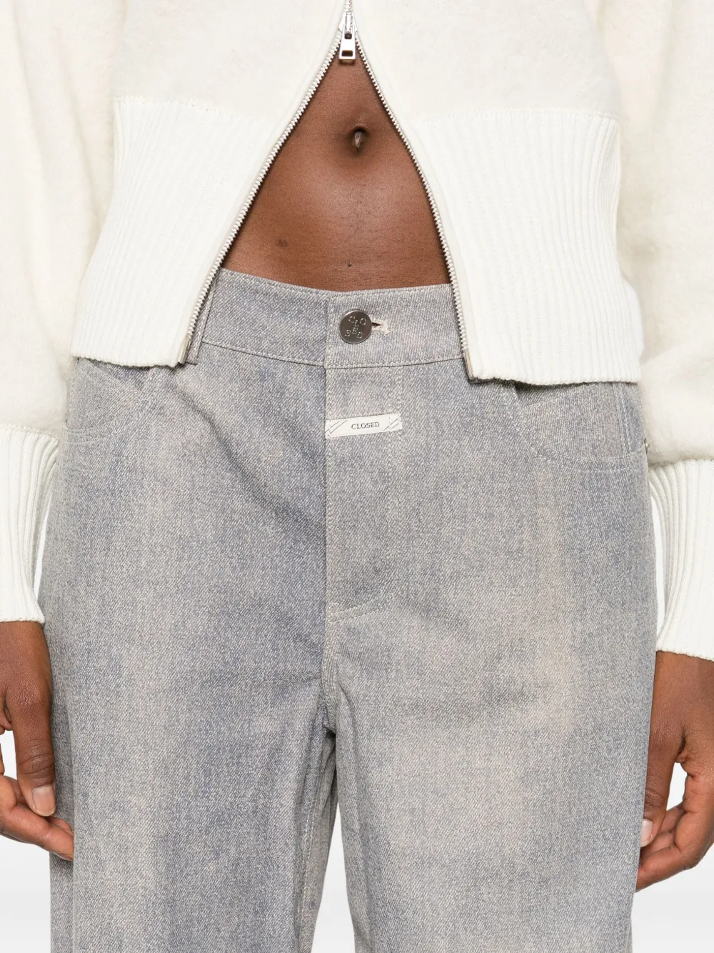 Closed Straight broek Blauw