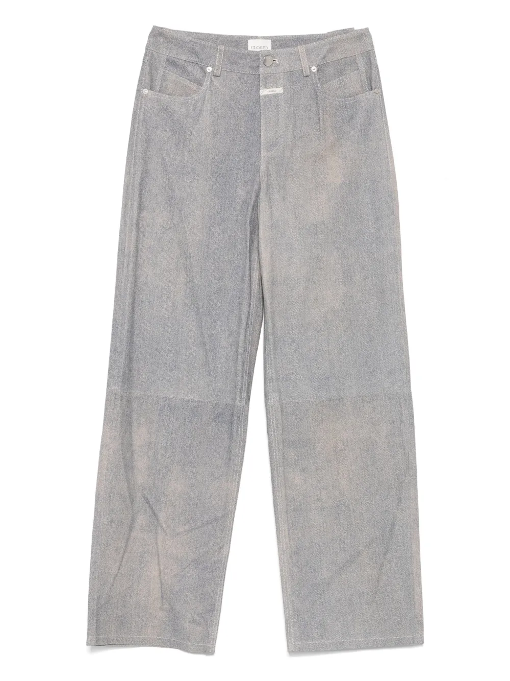 Closed Straight broek Blauw