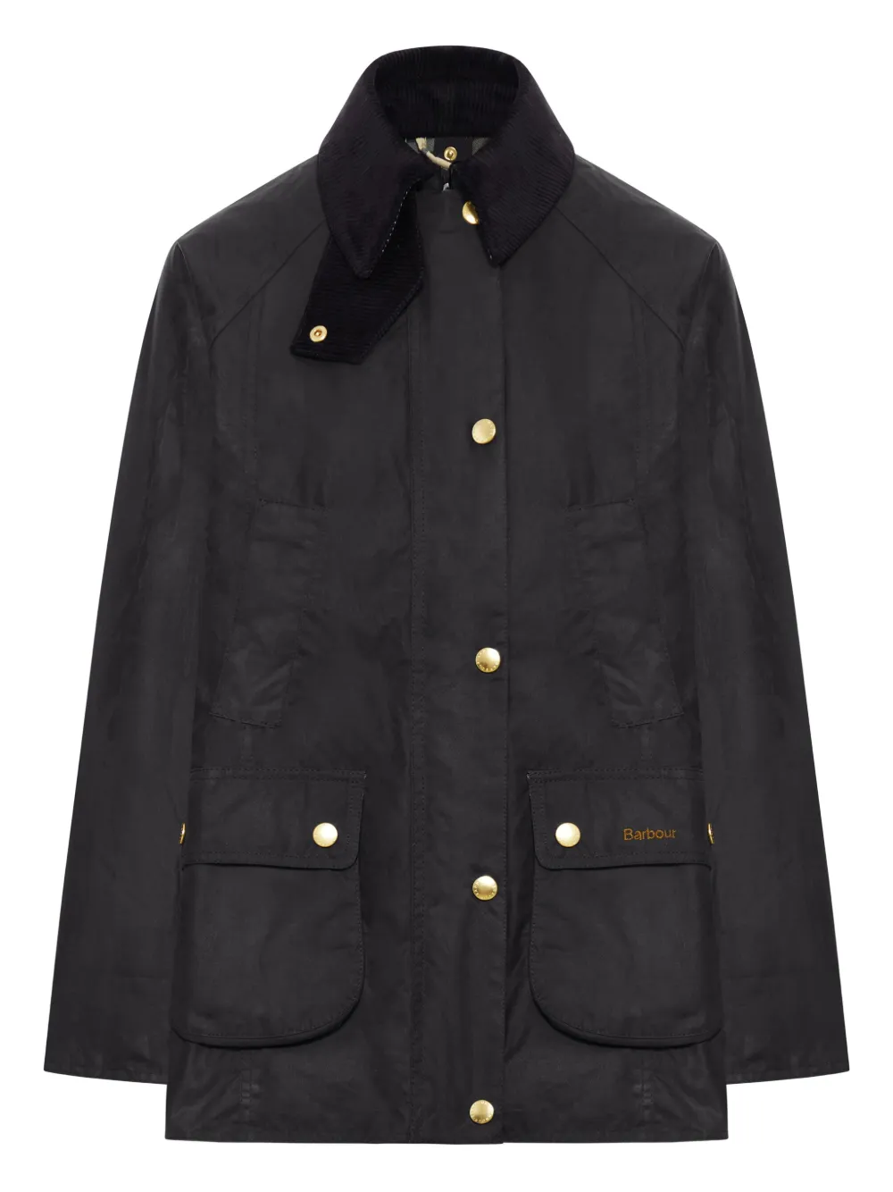 Beadnell corduroy-collar coat