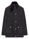 Barbour Beadnell corduroy-collar coat - Black