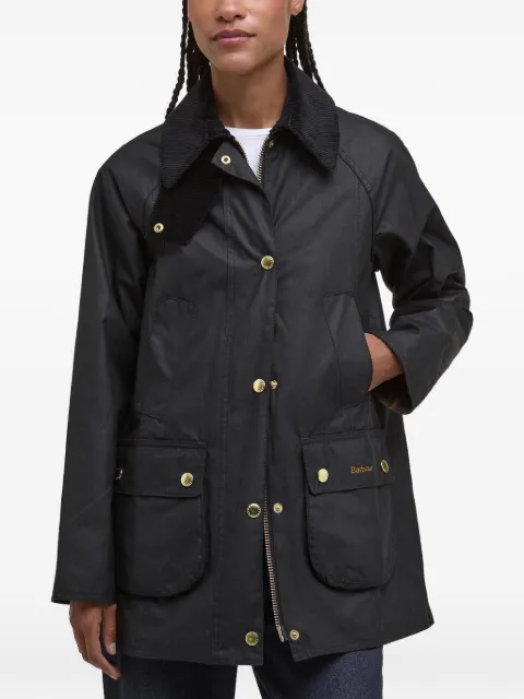 Barbour Beadnell corduroy-collar coat