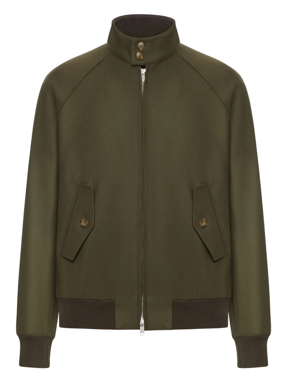 high-neck jacket