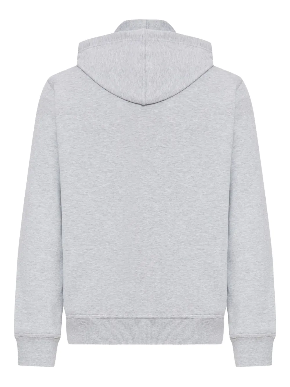Brunello Cucinelli cotton zip-up hoodie Grijs