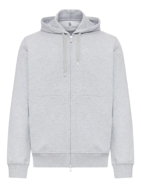 Brunello Cucinelli cotton zip-up hoodie