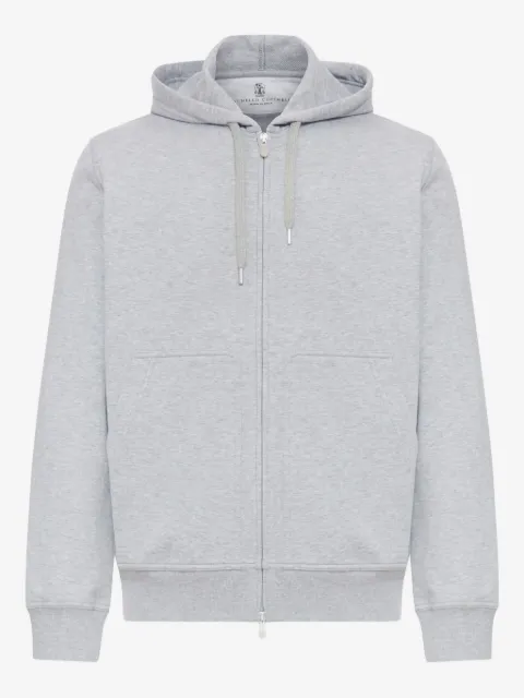 Brunello Cucinelli cotton zip-up hoodie