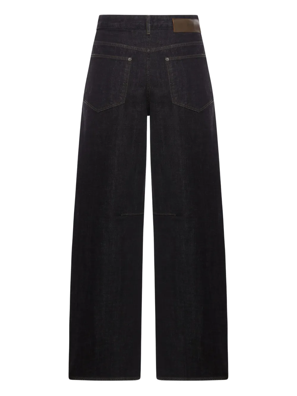 Soeur wide-leg cotton jeans - Zwart