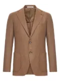 Tagliatore patch-pocket two-button blazer - Brown