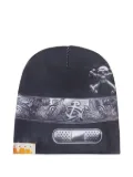 PDF CHANNEL printed beanie - Black