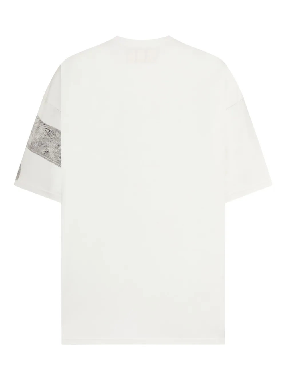 PDF CHANNEL peace-symbol print T-shirt - Wit